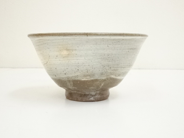 刷毛目 茶碗 茶道具 古美術 古道具 アンティーク 刷毛目茶碗 楠部彌弌